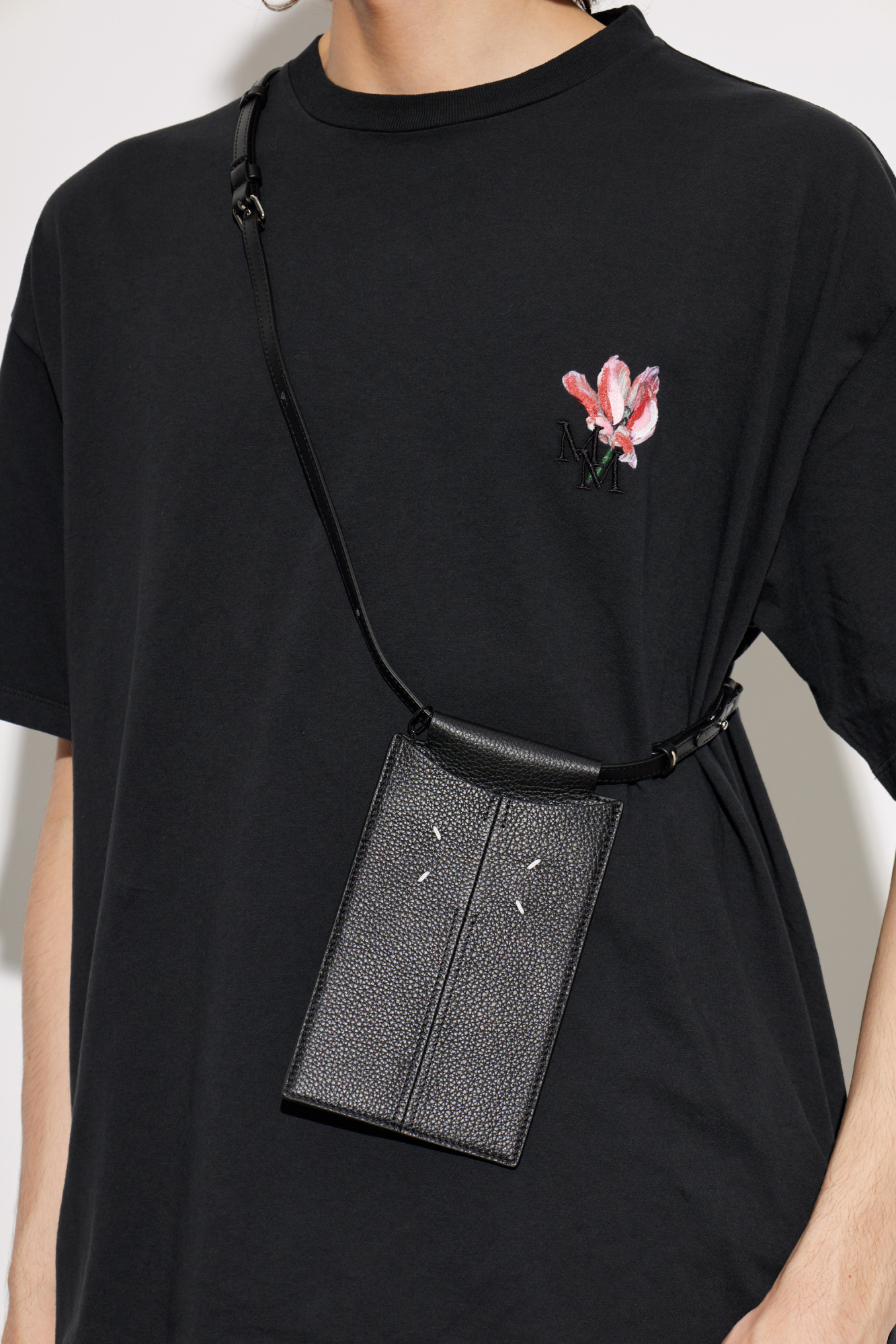 Maison Margiela Leather phone case with belt | Men's | Vitkac